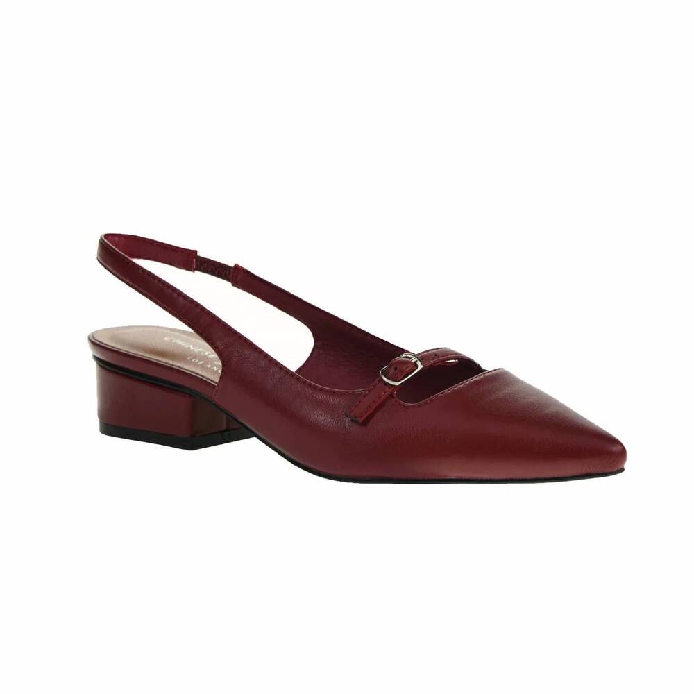 NEW CHINESE LAUNDRY women's maude flat in wine